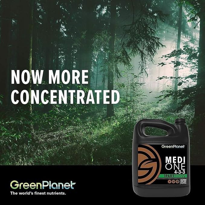 NEW Green Planet Nutrients MEDI ONE 4-3-3 32oz Quart/Liter MEDI-ONE