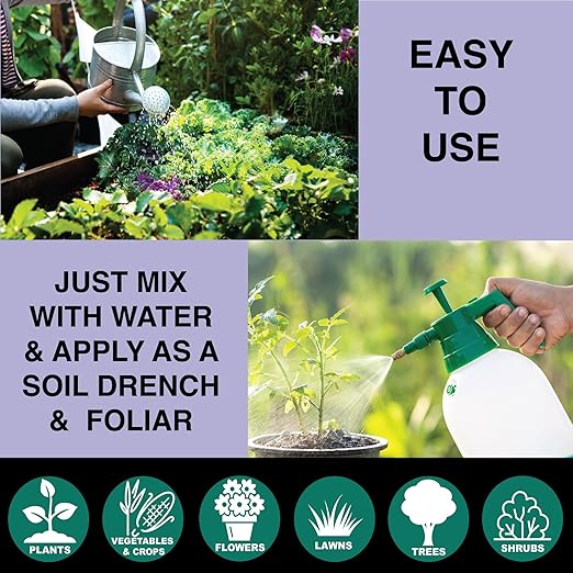 Organic Liquid Mineral Fertilizer for Plants – Fix Nutrient Deficiencies &amp Restore Soil Health – Micronutrients for Strong Growth &amp Yield – Garden Vegetables Indoor (GGO Mineralizer)