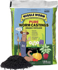100% Pure Organic Mineral-Dense Worm Castings Fertilizer 15lbs - Improves Soil Fertility and Aeration for Growing Better Houseplants Vegetables and More