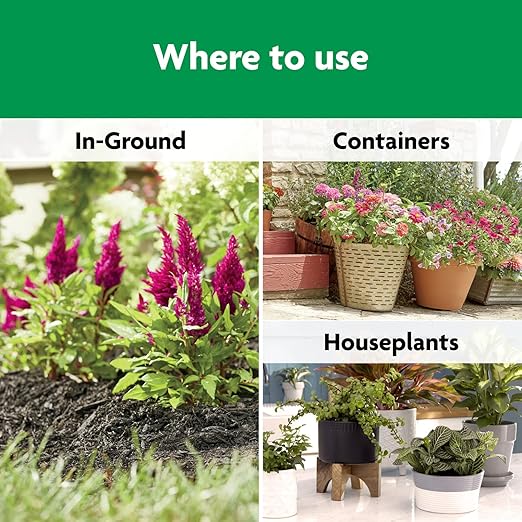 Miracle-Gro Shake 'N Feed All Purpose Plant Food - Outdoor and Indoor Plant Food for In-Ground and Containers Feeds for up to 3 Months 8 lbs.