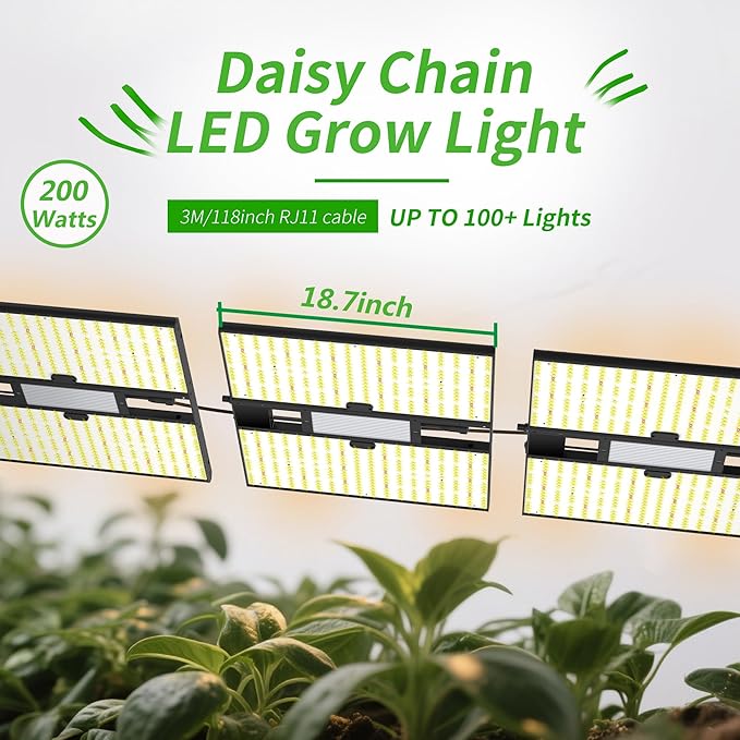 FARMLITE Grow Lights for Indoor Plants Full Spectrum Supplemental Lighting Quantum Board Grow Lights
