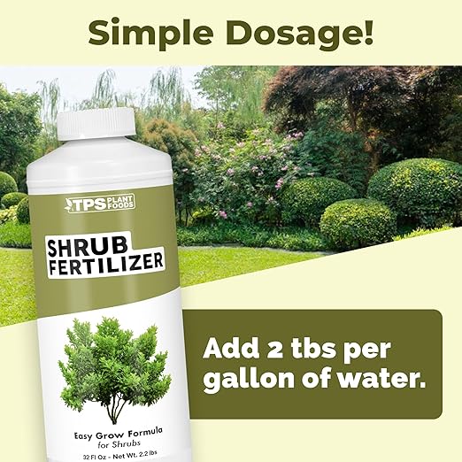 Shrub Fertilizer Complete Liquid Shrub Plant Food 32 oz (1 Quart)