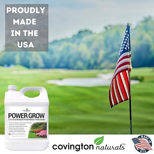 Liquid Lawn Fertilizer 3-18-18 NPK Grass Fertilizer Premium Lawn and Plant Nutrient Food – Year Round Concentrate for Best Value – All Grass Types – 32 OZ
