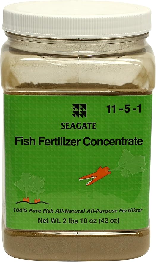 Seagate Products Fish Fertilizer Concentrate Powder 42 Ounce Jar