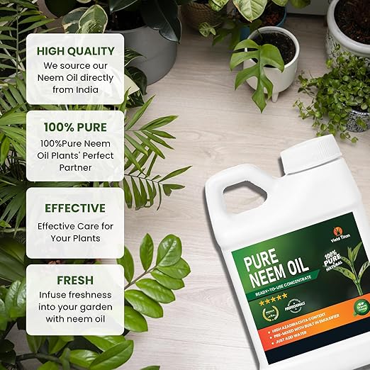 Ready-to-Use Concentrate Neem Oil - 100% Pure &amp Natural | Ready to Mix | Just Add Water (32 oz)