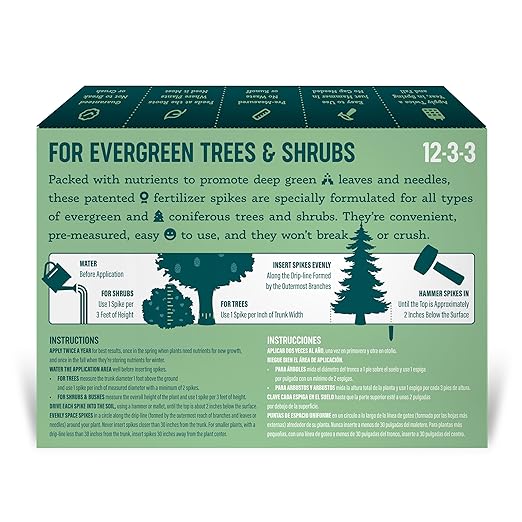 Fertilizer Spikes for Evergreen Trees &amp Shrubs (24 Spikes - 6.0 Lbs)