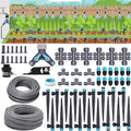 230FT Drip Irrigation System Quick-Connect Automatic Garden Watering Misting System with 1/2 inch and 1/4 inch Distribution Tubing Drip Irrigation Kit for Lawn Greenhouse Patio