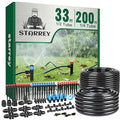 Drip Irrigation System for Garden 2026-Upgraded Quick Connect Garden Watering Kit All-in-One with 1/2 inch 1/4 inch Irrigation Tubing for Garden Lawn Greenhouse Raised Beds (233FT)