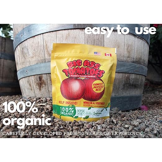 Big A Tomato Premium Organic Fertilizer with Kelp 13.5oz Indoor/Outdoor Plant Fertilizer