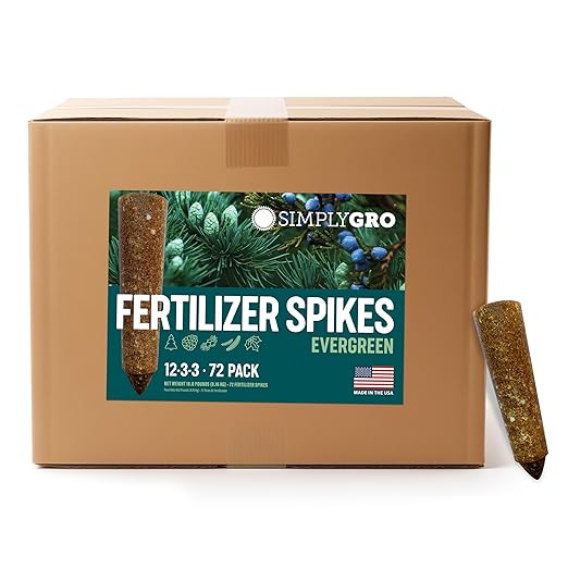 Fertilizer Spikes for Evergreen Trees &amp Shrubs (72 Spikes - 18.0 Lbs)