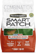 Pennington Smart Patch Bermudagrass 10lb 200 sq. ft. Grass Seed Bare Spot Repair with Mulch and Fertilizer