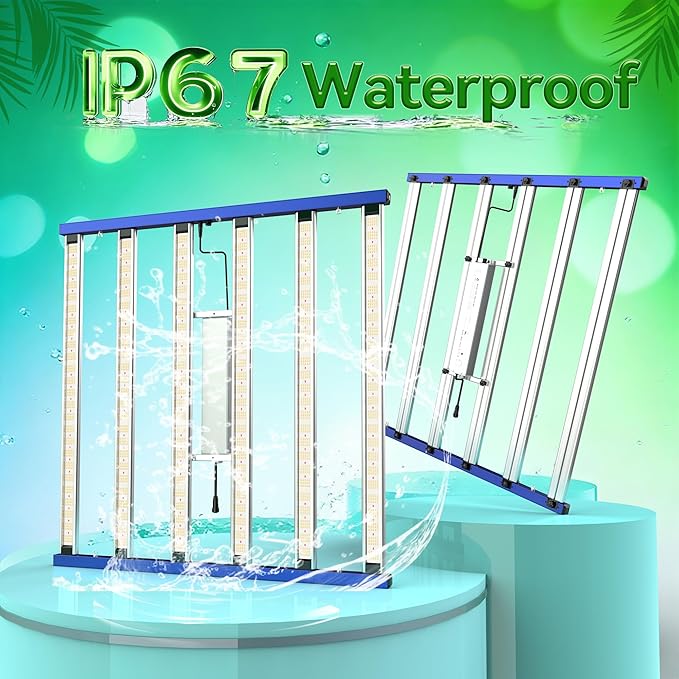 FARMLITE Grow Light 680Watts Grow Lights for Indoor Plants Full Spectrum LED Bar Growing Light Plant Hanging Growing Lamps Seedling Daisy Chain Dimmable Board 5x5ft Coverage