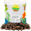 Soil Sunrise 100% Organic Orchid Potting Bark (8 Quarts) All-Natural USA-Sourced Pine Bark Orchid Mix Additive