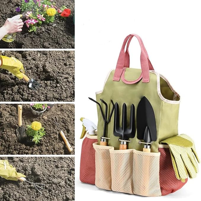 Game of 9 Outdoor Garden Tool Sets Combined Garden Tool Set Scissors Gift Garden Tools