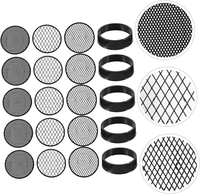 20pcs Soil Sieve Set 5 Sets of Garden Sieve Portable Sifter Stone Mesh Gardening Tool Easy Clean