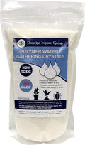 Prestige Import Group Water Gathering Polymer Crystals - Superabsorbent Cross-Linked Polyacrylamide Helps Store Water &amp Nutrients - 3 lbs