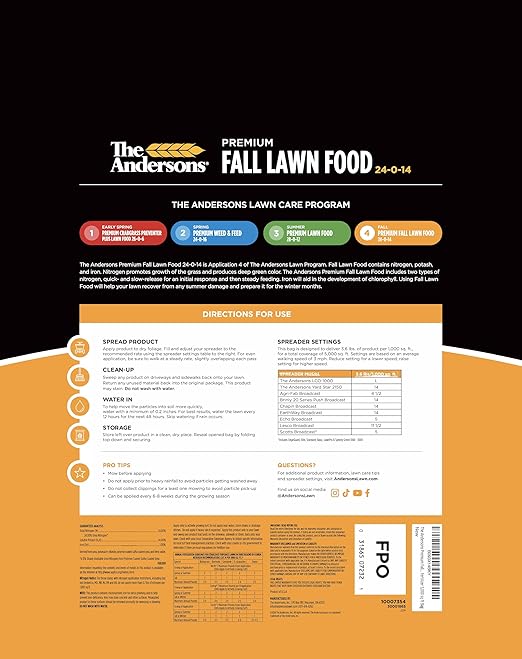 The Andersons Lawn Program | Full Season Fertilizer Program | Covers up to 5000 sq ft