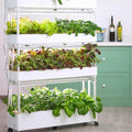 Hydroponics TowerGarden Hydroponic Growing48/64 /90/120 Planting Spaces PVC Vegetables Hydroponic Grow KitIndoor Gardening