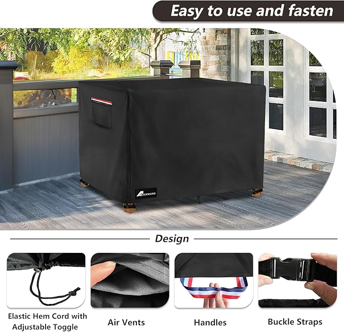 Outdoor Raised Garden Bed CoverHeavy Duty 600D Waterproof Elevated Wood Planter Box Stand Cover for Winter72L x 24Wx 30H Inch(BlackCovers Only)