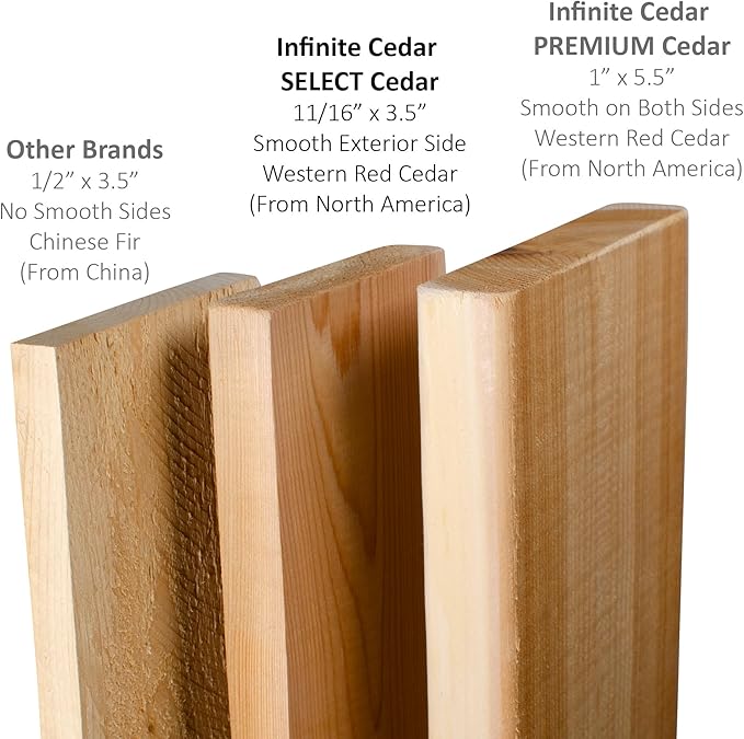 Infinite Cedar Select Cedar Raised Garden Bed (4' x 8' x 17.5 H)