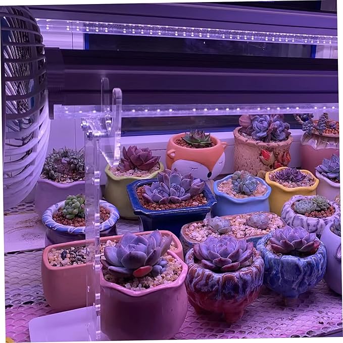 Vertical Grow Light Stand for Indoor Plants Acrylic Rack for Succulent Growth Easy to Install Sturdy Support for Greenhouse Plants