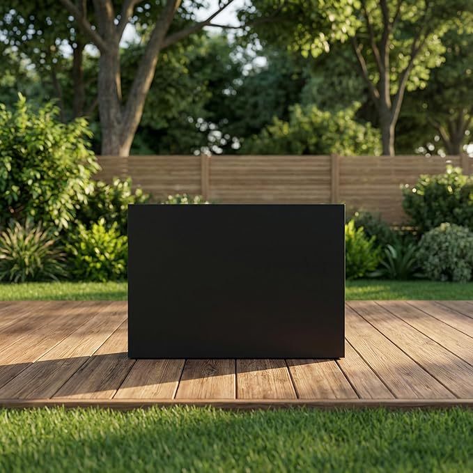 36 x 12 x 26 Inch Raised Garden Bed Narrow Metal Planter Box for Balcony &amp Walkway Waist-High Elevated Garden Bed for Herbs &amp Flowers Space-Saving Outdoor Vegetable Planter