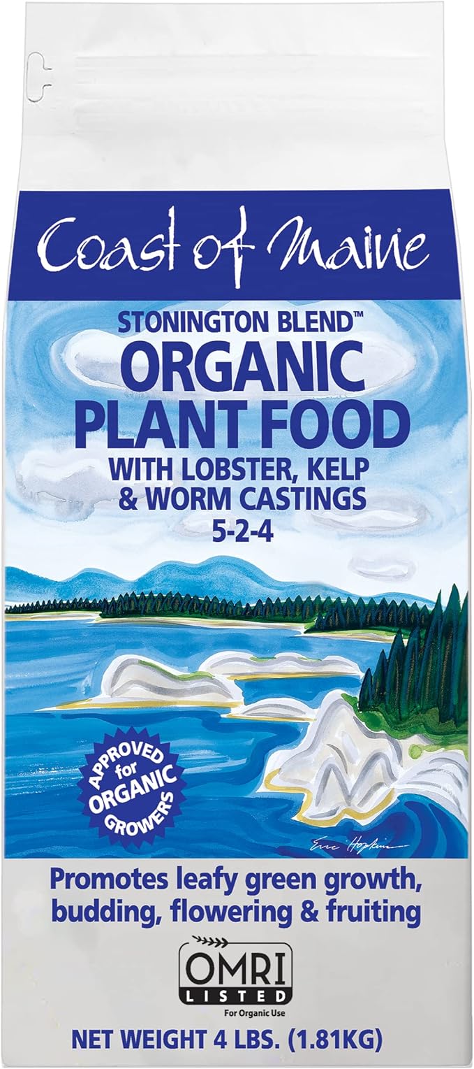 Coast of Maine Stonington Blend Organic Plant Food 4 lb.