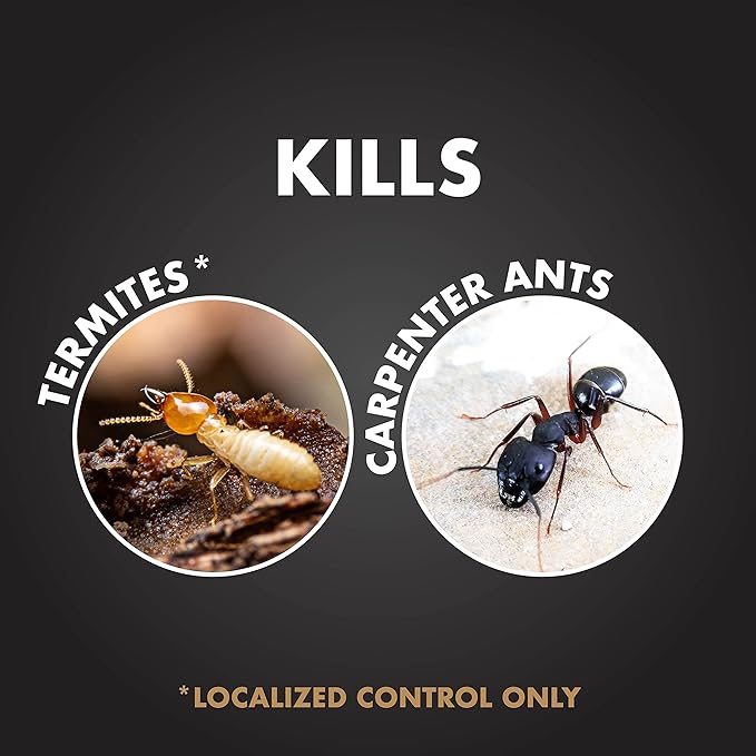 Spectracide Terminate Termite &amp Carpenter Ant Killer Concentrate Kills Termites Ants and Carpenter Ants 32 fl Ounce
