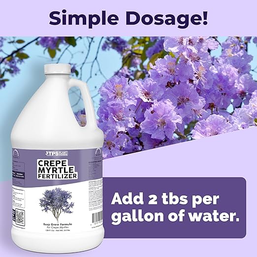 Crepe Myrtle Fertilizer Complete Liquid Crepe Myrtle Tree Plant Food 1 Gallon (128 oz)
