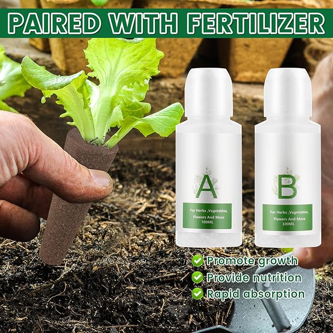 Hydroponic Pods Kit Plastic Seed Pod Kit Good Water Retention Hydroponic Growing Promotes Growth Seed Starter Pods Breathable Suitable for Indoor(103 pieceswhite)