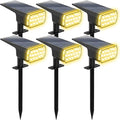 Solar Lights Outdoor Waterproof 3 Lighting Modes Solar Spot Lights Outdoor LED Solar Spotlights Ultra Bright Dusk-to-Dawn Uplights for Garden Landscape Yard Pathway IP65 Auto On/Off