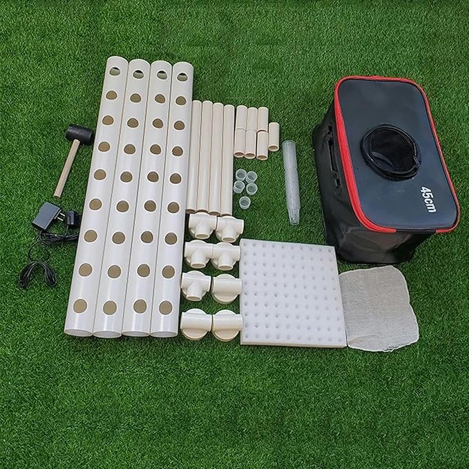 Hydroponics Growing SystemSingle-Layer Hydroponic Planter 36 Holes with 30L Folding Water Tank for Leaf Vegetables at Home (Color:Pads Style)