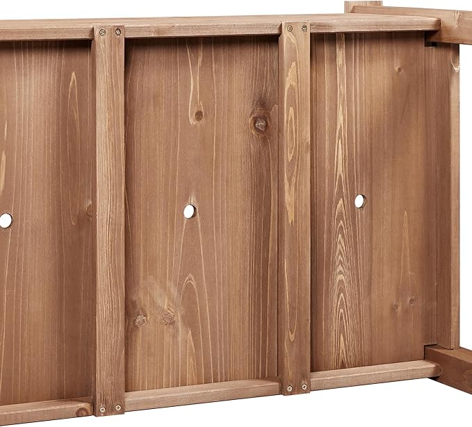 Topeakmart Wooden Garden Planter Boxes 48 X 23 X 30in Elevated Raised Garden Bed Outdoor with Legs Wooden Gardening Box for Flower/Vegetable/Herb/Tomato/Backyard/Patio 1pc