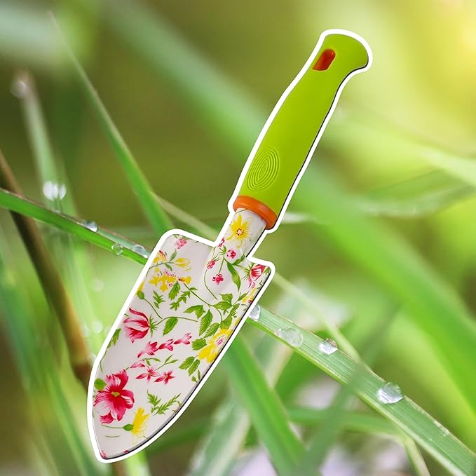 Gardening Tools – 42 Piece Premium Gardening Tool SetHeavy Duty Hand Tools with Fashion Garden Tools Organizer HandbagRust-Proof Gardening Tool Kit Ideal Gardening Gifts for Women(Pink Floral)