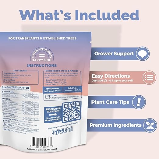 TPS NUTRIENTS Mycos for Transplanting and Established Palm Plants (16 Ounces)