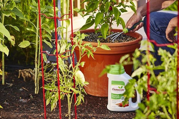 Osmocote Smart-Release Plant Food Flower &amp Vegetable Plant Fertilizer 4.5 lbs. (6-Pack)
