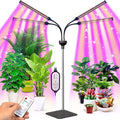 Grow Lights for Indoor Plants 4 in 1 Full Spectrum Plant Lights for Indoor Growing with Adjustable Brightness On/Off Switch and TimerPlant Grow Light liftable (4 in 1 Small)