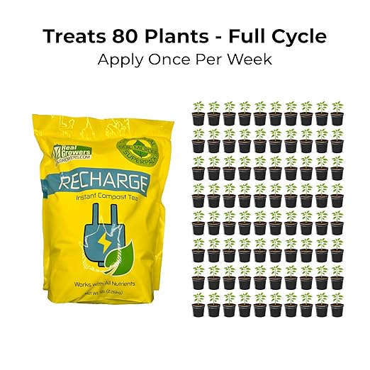 Real Growers Recharge – 5lb | Mycorrhizae Soil Microbe Inoculant for Living Soil &amp Coco Coir | Improves Nutrient Uptake &amp Root Growth
