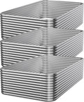 3 PCS Tall 4x2ft Galvanized Raised Garden Bed Outdoor Metal Garden Bed for Vegetables Above Ground Garden Box for Flower Steel Raised Beds for Gardening