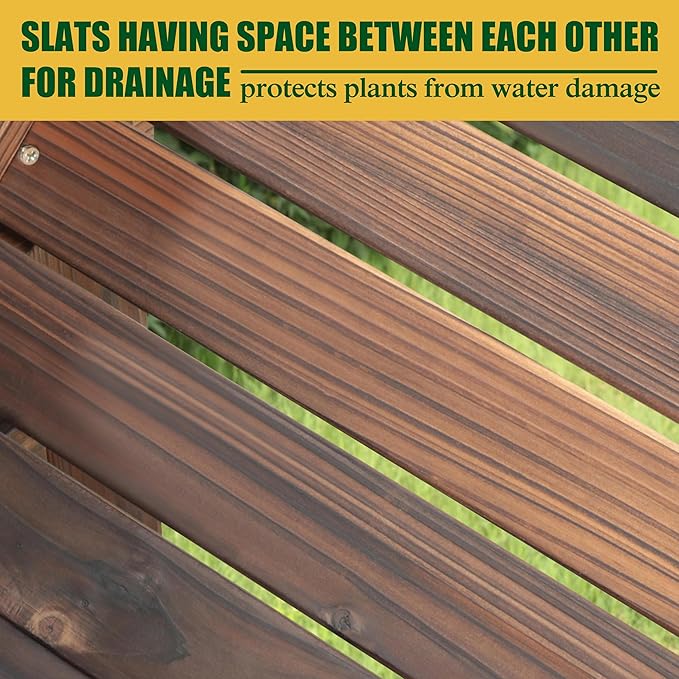 MUPATER 6x3x2FT Cedar Raised Garden Bed for Outdoor Raised Garden Bed wit 6 Legs 837lbs Large Elevated Garden Planter Box with Liner for HerbsVegetables Rustic