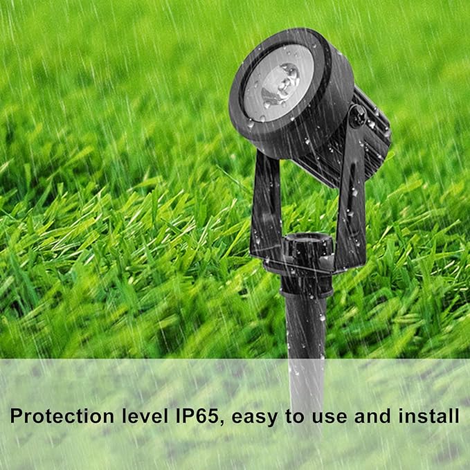 Solar Spot LightsOutdoor Landscape Lights Dusk to Dawn Solar UplightsIP65 Waterproof Outdoor Spot Lights for Yard Pathway Garden Tree Decoration (Warm White)
