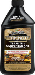 Spectracide Terminate Termite &amp Carpenter Ant Killer Concentrate Kills Termites Ants and Carpenter Ants 32 fl Ounce