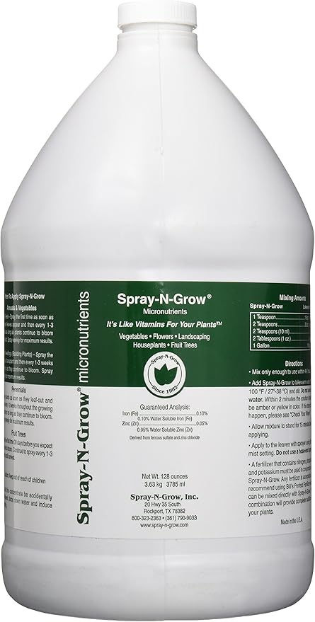 Spray-N-Grow SPSNG 1 gal Nutrient White