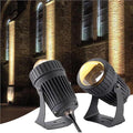Rotation Led Spot Lights - Long Range LED Beam Spotlight 10W Outdoor Wall Lamp Landscape Lighting IP65 Waterproof LED Narrow Beam Spotlight For Garden Courtyard Landscape Lighting(Yellow24V)