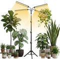 Grow Light with Stand for Indoor Plants3500K Warm White Plant Light with Red Blue LEDs for Indoor Tall Large Plants GrowingDimmable &amp Auto TimerHeight Adjustable 17-61