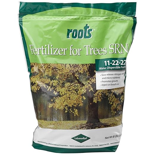 LebanonTurf - 2756632 - Roots Fertilizer for Trees 11-22-22 SRN 8 lb. Bag