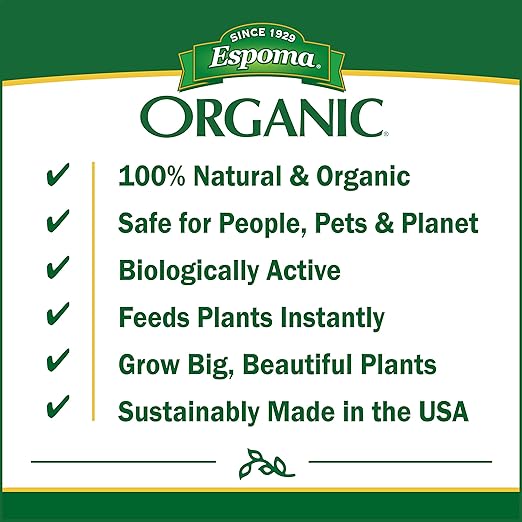 Espoma 8 Ounce Concentrated Organic Indoor Plant Food - Indoor Plant Fertilizer for Large &amp Small Plants Like Pothos Fiddle Leaf Fig Monstera Snake &amp Palms - Pack of 3