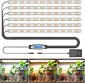 LED Plant Grow Light Strip 36W 360 LEDs Grow Lights for Indoor Plants Full Spectrum with 6/12/16H Timer 660nm/3000K/6000K Sunlike Grow Lamp for Seeds Starting Hydroponics Succulents