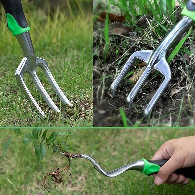 11 Pieces Stainless Steel Heavy Duty Gardening Tools Set Garden Tool Set Tree Trimmer Branch Cutter Kit Heavy Duty Hand Pruner Ergonomic Gardener Gardening Hand Tool Set