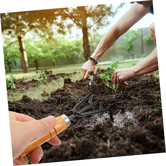 Portable Garden Tools Set Resistant Gardening Hand Tools for Digging Transplanting and Soil Loosening Lightweight Indoor and Outdoor Planting Kit